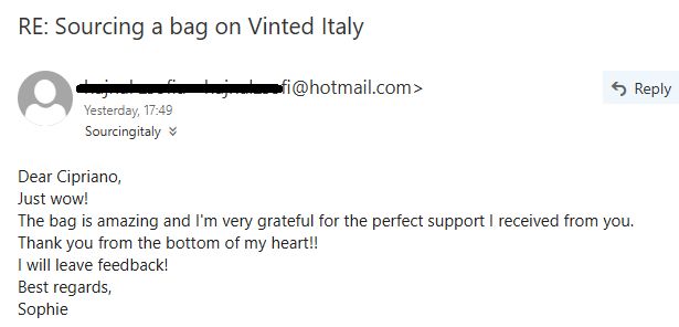 Vinted Purchase Forwarded 613